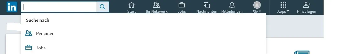 Personensuche mit LinkedIn